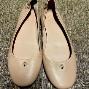 Kate Spade nude/pink flats Sz 8 VGUC